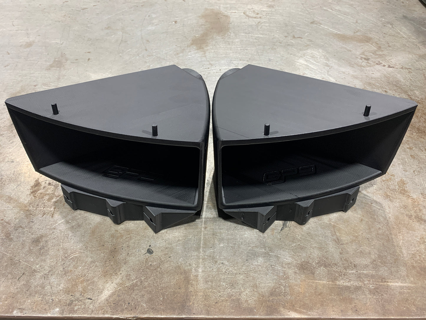 C6 Corvette Widebody bolt-in brake cooling duct