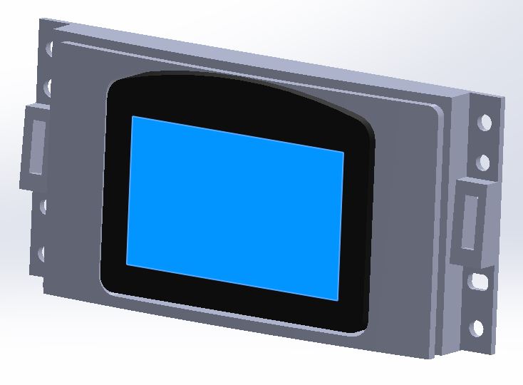 C6 Corvette Display Radio Mount