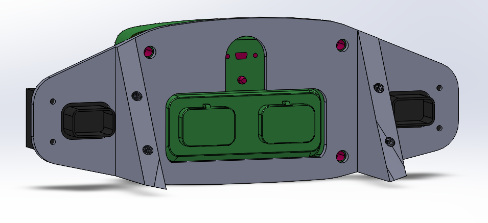 C6 Corvette FT600 Cluster Mount