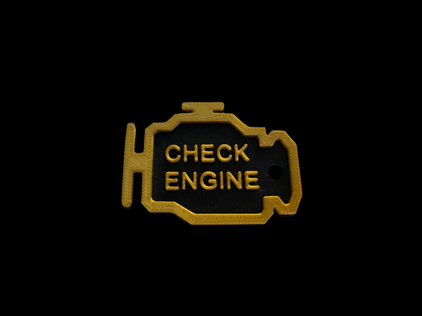 Check Engine Key Chain