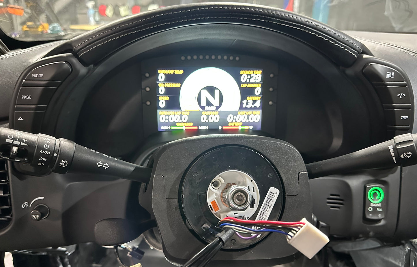 C6 Corvette Instrument cluster replacement mounts